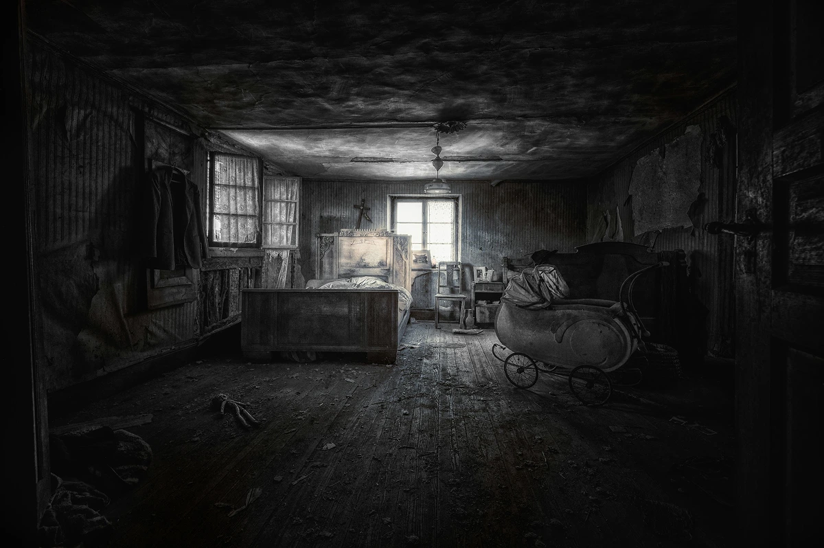 One of the rooms within the manor