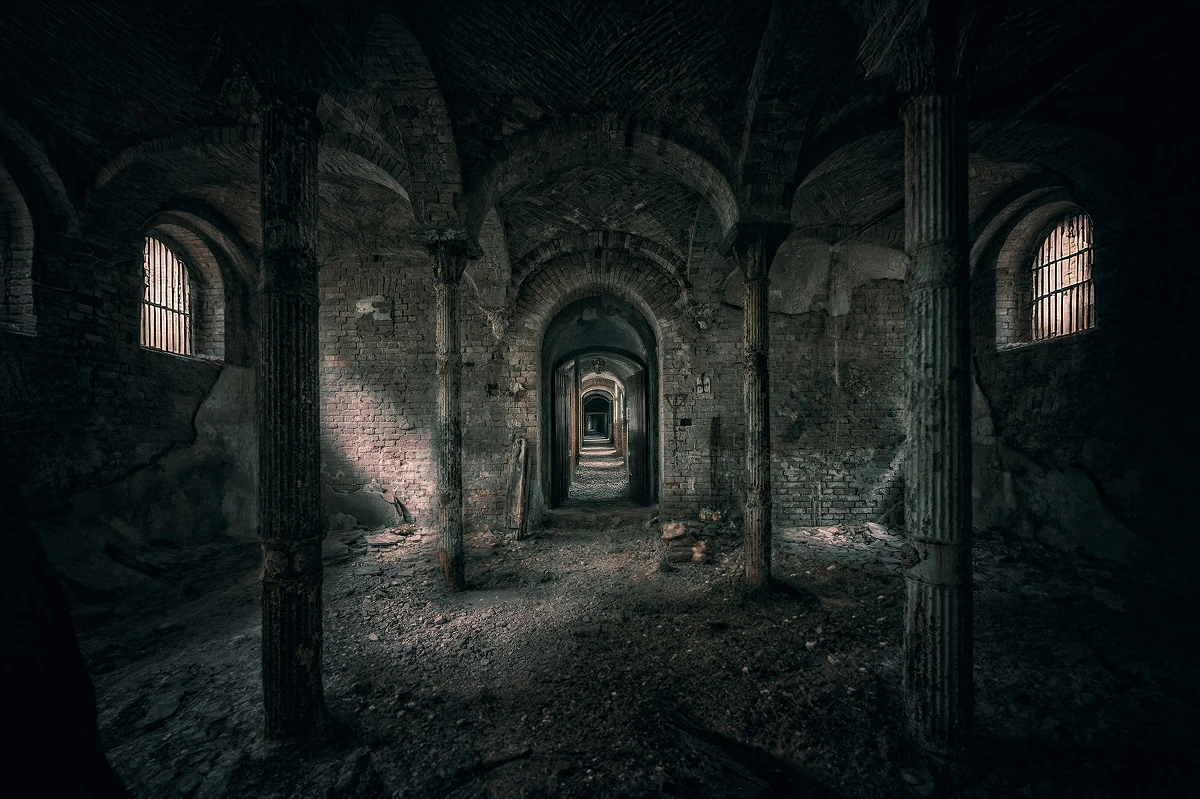 The cellar of the manor
